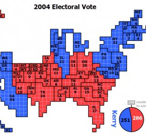 Electoral votes to win presidency