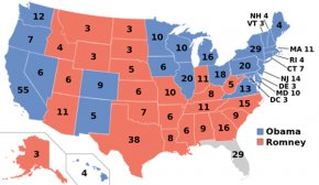 2012 Presidential Election Map
