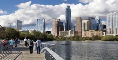 Austin-downtown by river