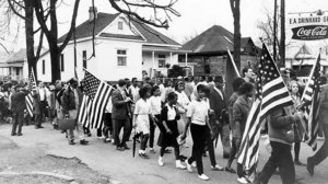 Photo of voting rights march.