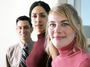 Picture of three young people.