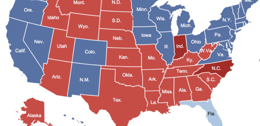 2012 US presidential election Map