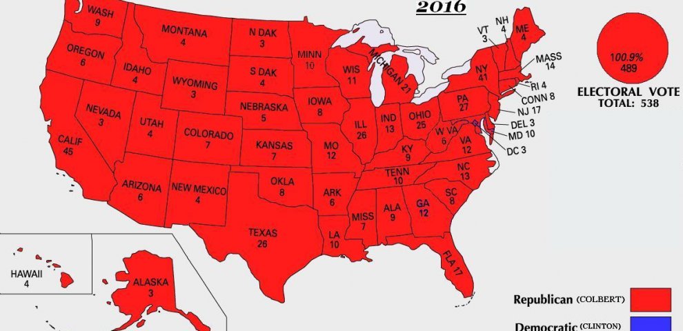 2016 presidential election Map