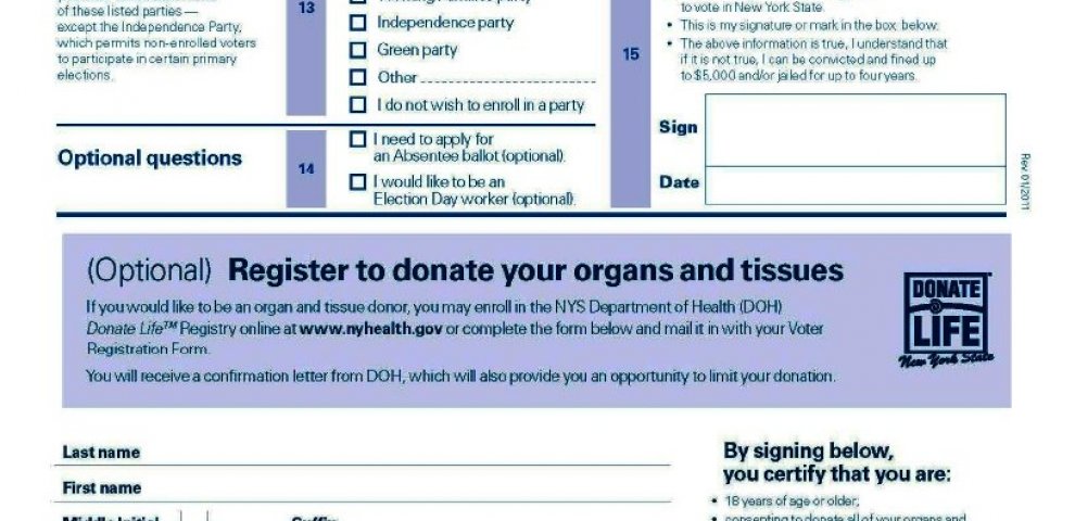 Download Voter Registration form