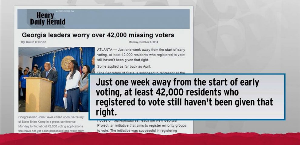 Georgia Voter registration card