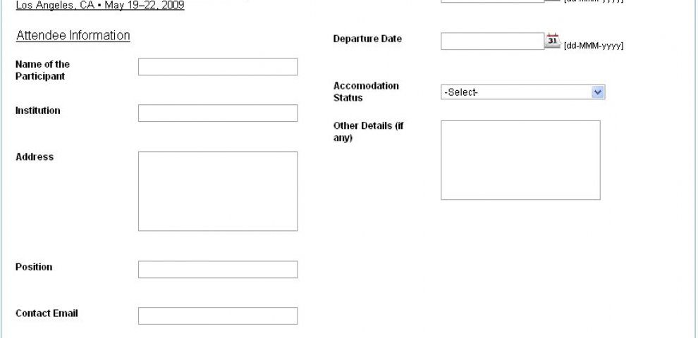 Make Registration form