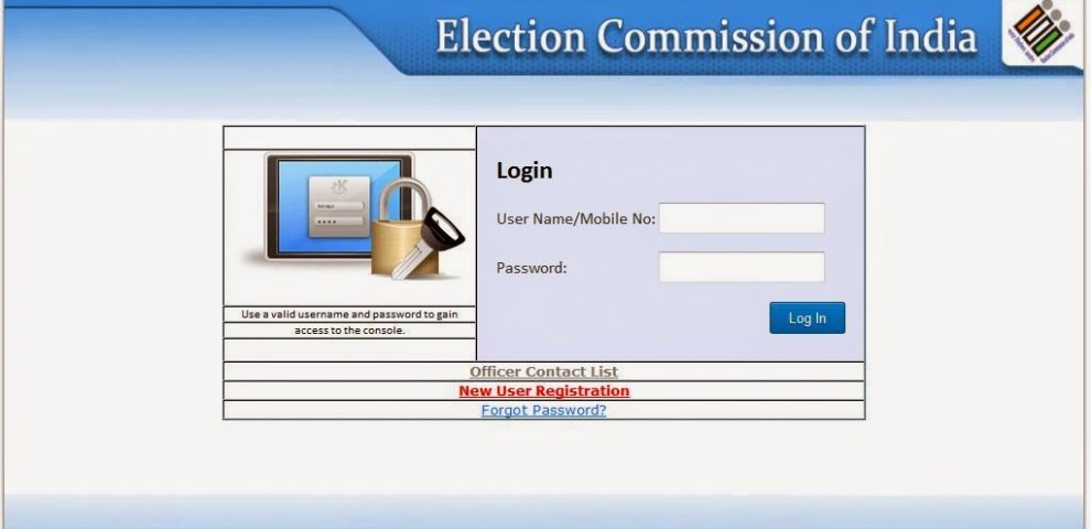 New Voter application form