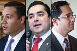 State Reps. Jason Villalba, R-Dallas; Jose Manuel Lozano, R-Kingsville; and Larry Gonzales, R-Round Rock, are the GOP's three Hispanic incumbents in the state House. They will face off against Democrats and Libertarians in the general election in November.