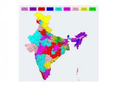 The map showing different polling phases. Image from Election Commission website.