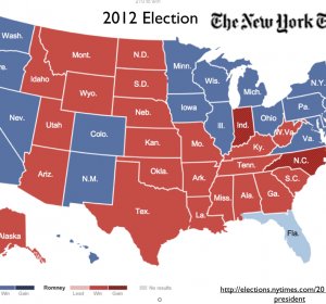 2012 US presidential election Map