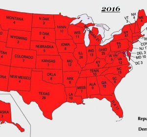 2016 presidential election Map
