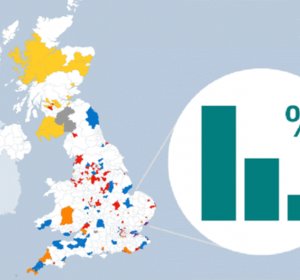 Election polls map