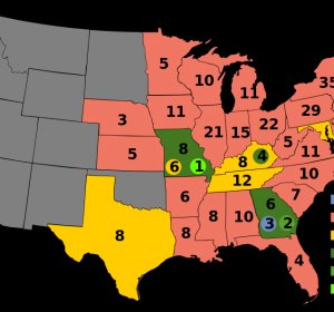 Electoral College map history