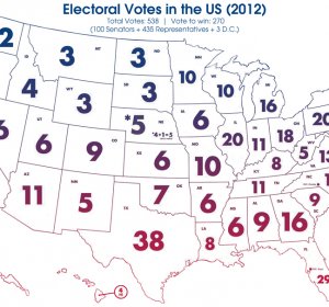 Electoral votes 2012
