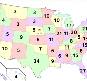 Interactive Electoral College map