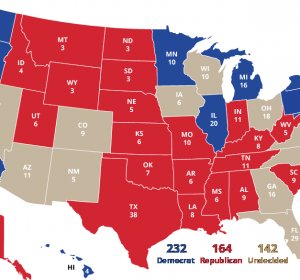 Interactive presidential election Map