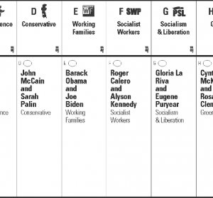 New York City ballot