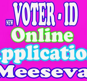 Voter ID online registration Andhra Pradesh