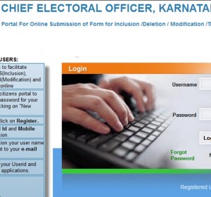 Voter ID online registration Karnataka