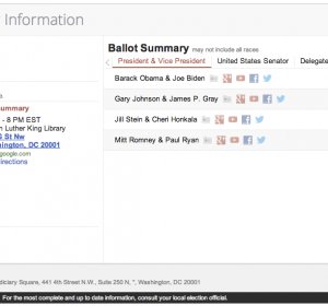 Voter information tool