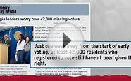 40, voter registration forms gone missing