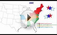 1860 Presidential Elections Electoral Map