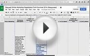 Creating Registration Forms using Google Forms 3 Email