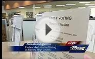 Early and absentee voting at record high levels