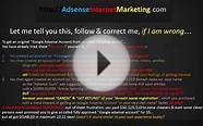 Google Adsense Account | How To avoid being cheated online?