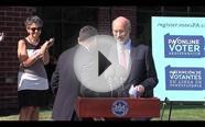 Gov. Wolf and Sec. Cortés Announce Online Voter