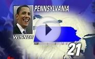 Obama Wins Pennsylvania, 21 Electoral Votes