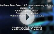 Penn State Board of Trustees - May 9