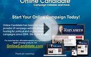 Political Campaign Website Elements by Online Candidate