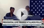 Presidential love triangle at Illinois polls