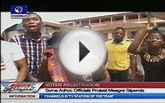 Voter Registration: Some Adhoc Officers Protest Meagre